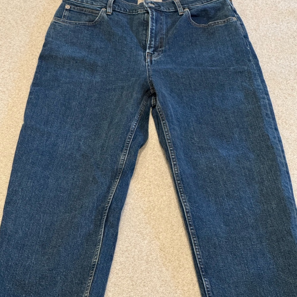 Everlane Way High Jeans - Dark Blue